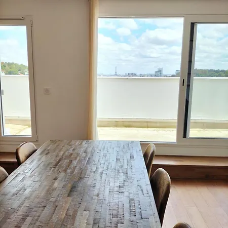 Penthouse Vue Tour Eiffel, Pres Chateau Versailles Daire